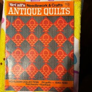 VTG McCall’s Needlework & Crafts Antique Quilts 1974